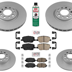 Coated Disc Brake Rotors Brake Pads For Jeep Renegade 2015 2016 2017 2020 2023