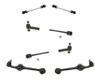 Front Lower Arms W/ Ball Joints Tie Rods & Links For Ford Taurus Sable 1986-1995 - Photo 1