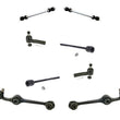 86-95 Taurus Sable Brazos de control inferiores Bujes Rótulas Barras de amarre Barra estabilizadora 8 piezas