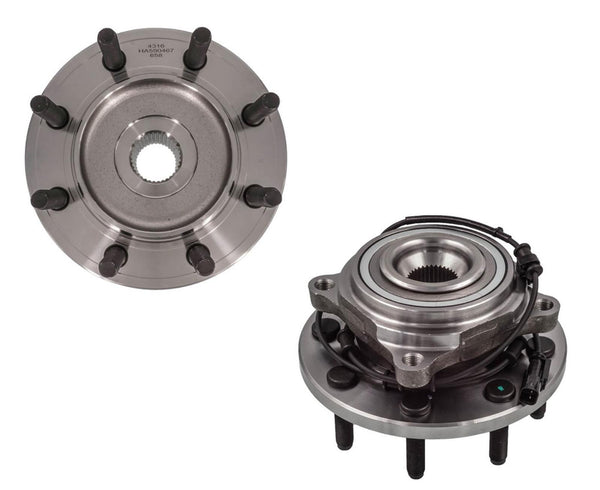 Conjunto de cubo de rodamiento de rueda delantera (1) para Dodge Ram 2500 con tracción en las 4 ruedas 2012-2014