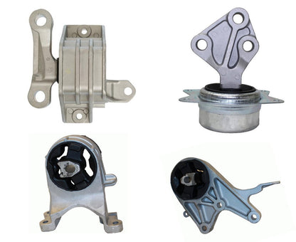 Juego de 4 soportes para motor de transmisión para Chevy Malibu 09-12 2.4L 6 velocidades Auto