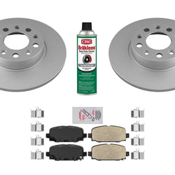 Rear Coated Brake Rotors & Brake Pads For Jeep Compass 2018 2019 2020 2021 2022