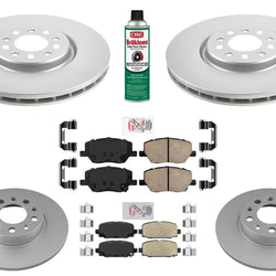 Coated Disc Brake Rotors Ceramic Disc Brake Pads For Jeep Compass 2023 2024 2025