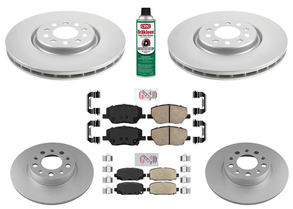 Coated Disc Brake Rotors Ceramic Disc Brake Pads For Jeep Compass 2023 2024 2025