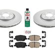 F Coated Disc Brake Rotors & Ceramic Brake Pads For Jeep Compass 2023 2024 2025