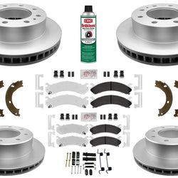 Performance Disc Rotors Brake Galvanized Brake Pads for Hummer H2 2003-2009