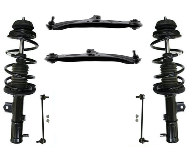 Front Complete Struts Lower Control Arms & Links For Kia Rio 2012 15 2016 2017