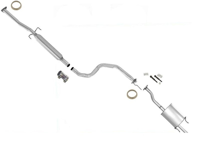 Se adapta al sistema de escape con resonador y silenciador Honda Civic EX 2 y 4 DR 1992-1994