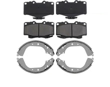 Pastillas delanteras de cerámica 100% nuevas y zapatas de freno traseras nuevas para Toyota 4Runner 1992-2000