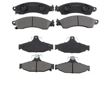 For 1988 1990 1992 1996 Chevrolet Corvette Front & Rear Ceramic Disc Brake Pads