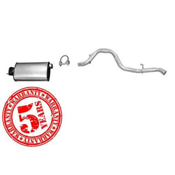Después del 24/01/2000 al 06 Wrangler 2.4 2.5 Sistema de tubo de escape silenciador 700329