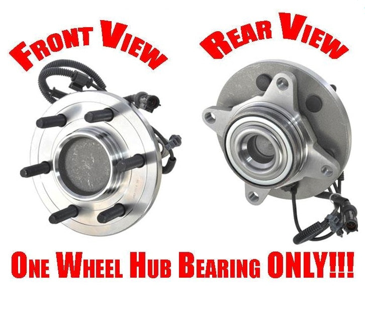 One Front Wheel Hub Bearing For Ford F150 2009-2010 REAR WHEEL DRIVE