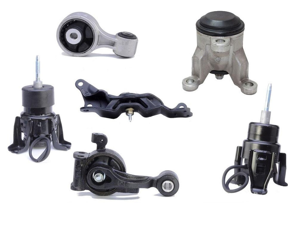 Motor 100% nuevo con soportes de motor de vacío, kit de 6 piezas para Nissan Maxima 2009-2014