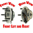 Front WHEEL BEARING HUB Kit For 2006 to 12/07/08 Ram 1500 4x4 4 Wheel ABS