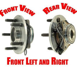 Front WHEEL BEARING HUB Kit For 2006 to 12/07/08 Ram 1500 4x4 4 Wheel ABS
