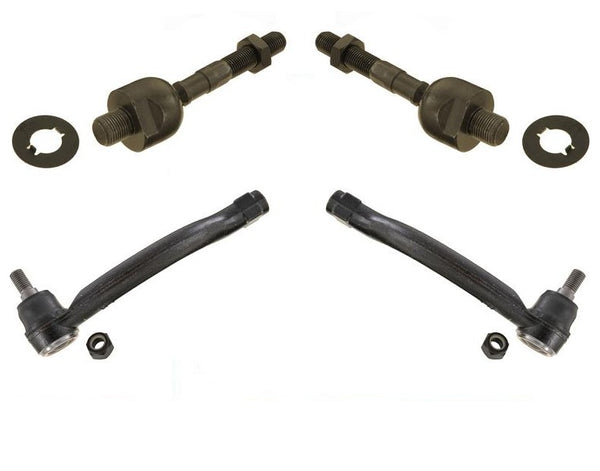 Front Inner & Outer Tie Rods Set For Acura TL 3.2L 2004 2005 2006 2007 2008