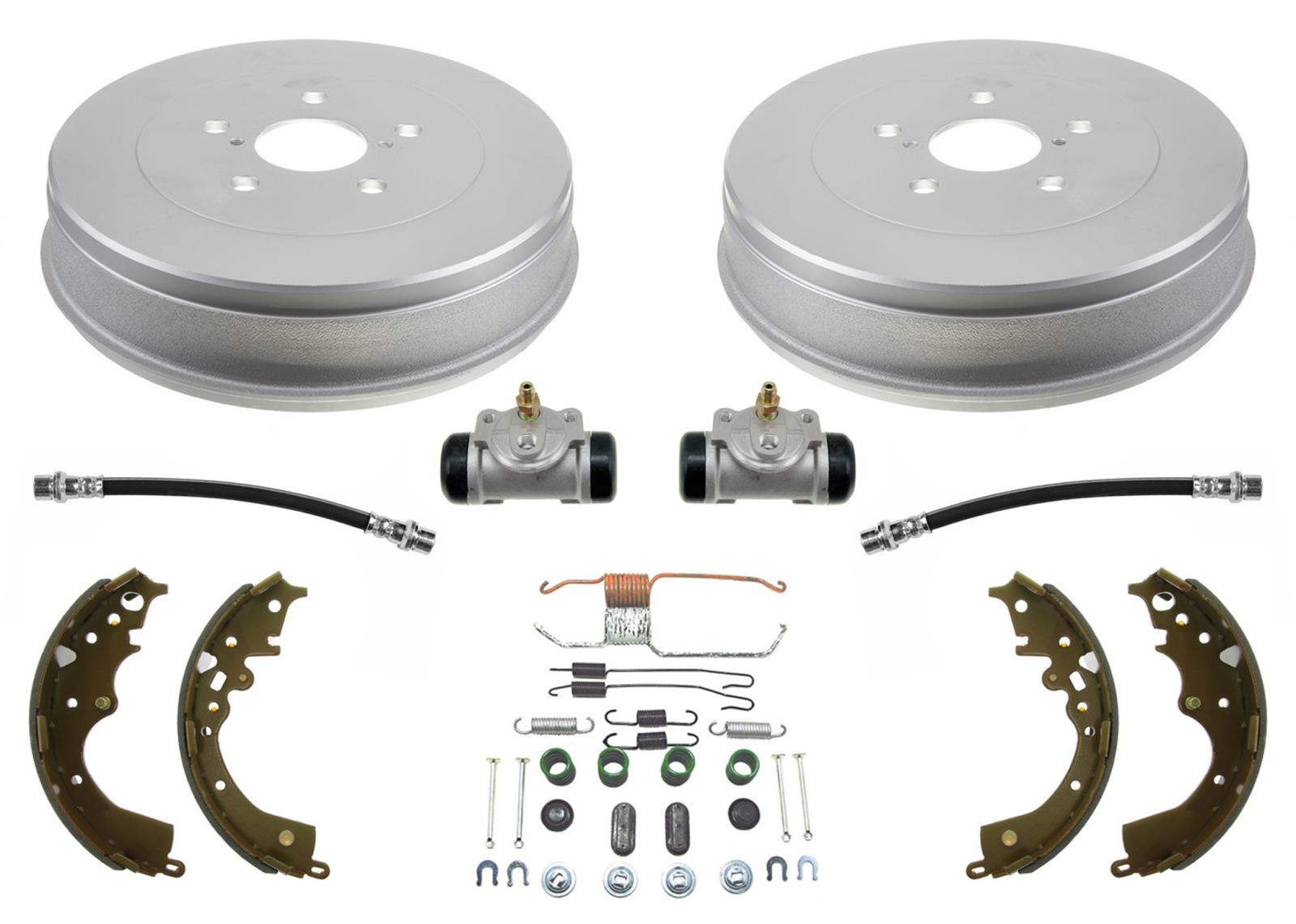 Rear Drums Shoes Spring Wheel Cylinders For Toyota Sienna 2004-10 W ...