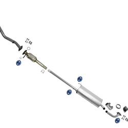 Catalytic Converter Pipe Muffler Resonator for Toyota Highlander 2.4L 2004-2007