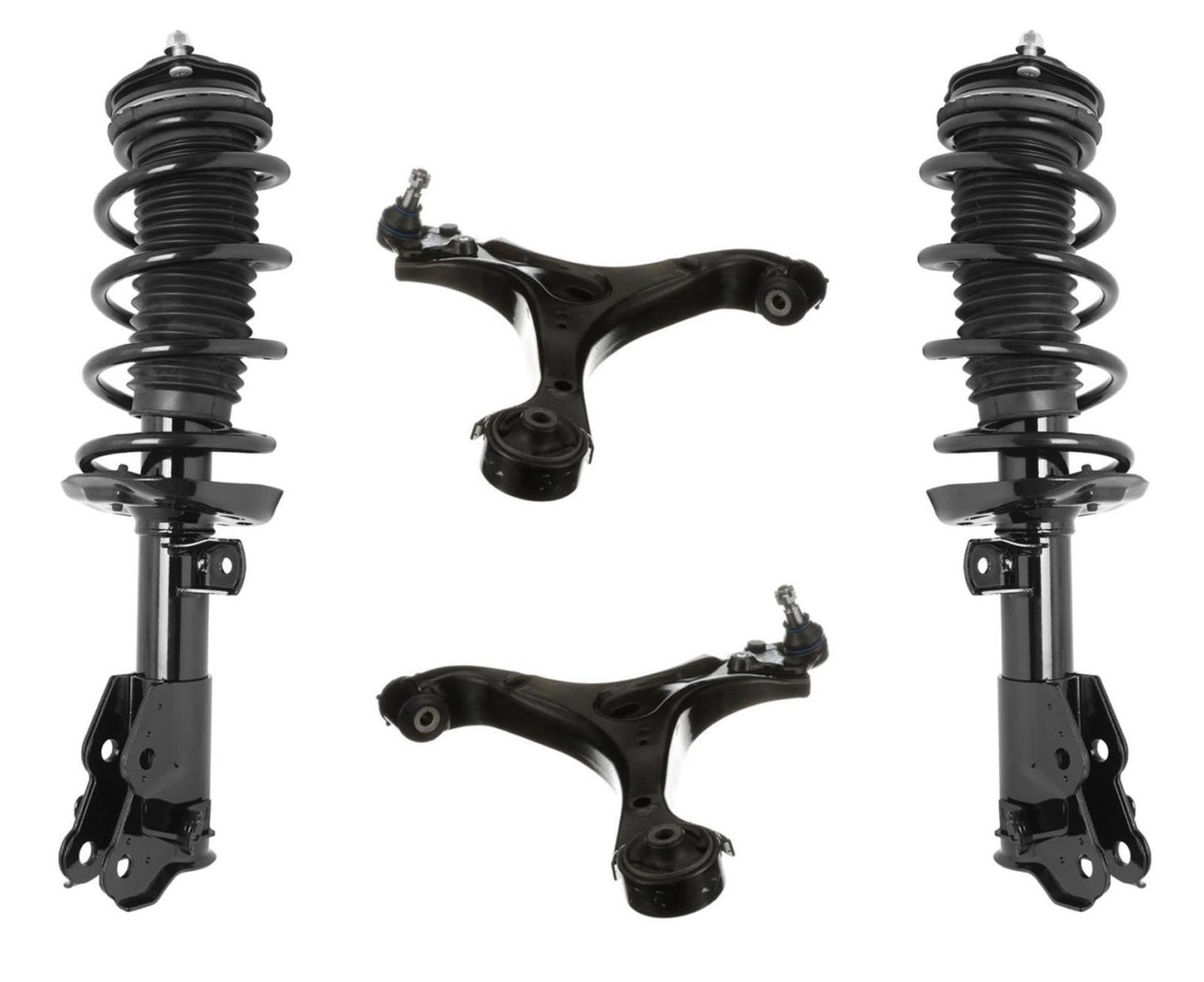 Front Struts Lower Control Arms W/ BJ For Honda Civic 2012 13 2015 4 Door Sedan