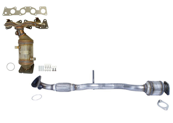 Upper & Lower Catalytic Converter Flex Pipe For Chevrolet Spark 2013 2014 2015