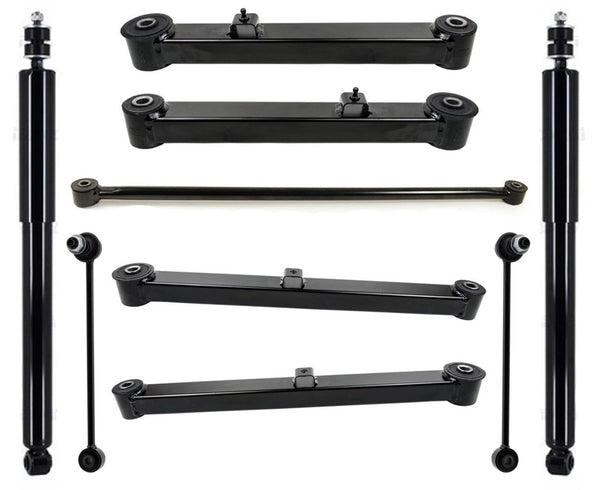 Rear Arms Track Bar Links & Shocks For RAM 1500 2019-2024 W/O OFF ROAD PKAGE