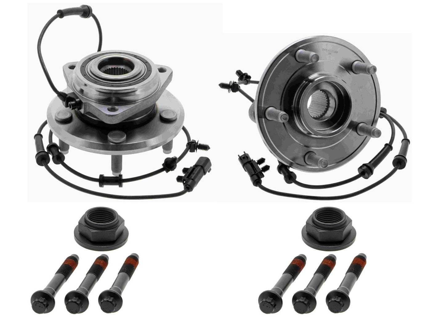 Front Wheel Hub Bearings For Jeep Wrangler 2011 2012 2013 2014 2015 2016 2017