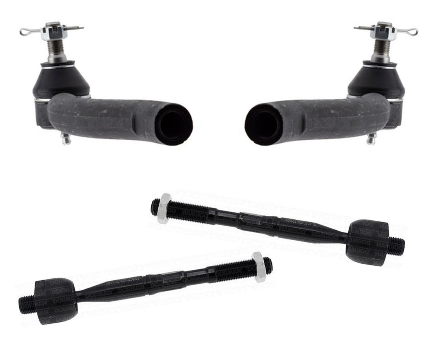Front Inner & Outer Tie Rods Assembly For Toyota Camry 2018 2019 2020 2021 2023