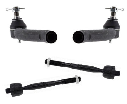 Front Inner & Outer Tie Rods Assembly For Toyota Camry 2018 2019 2020 2021 2023