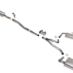 Resonator Pipe Muffler Dual Exhaust System for Nissan Altima 2.5 19-23 Front Dr