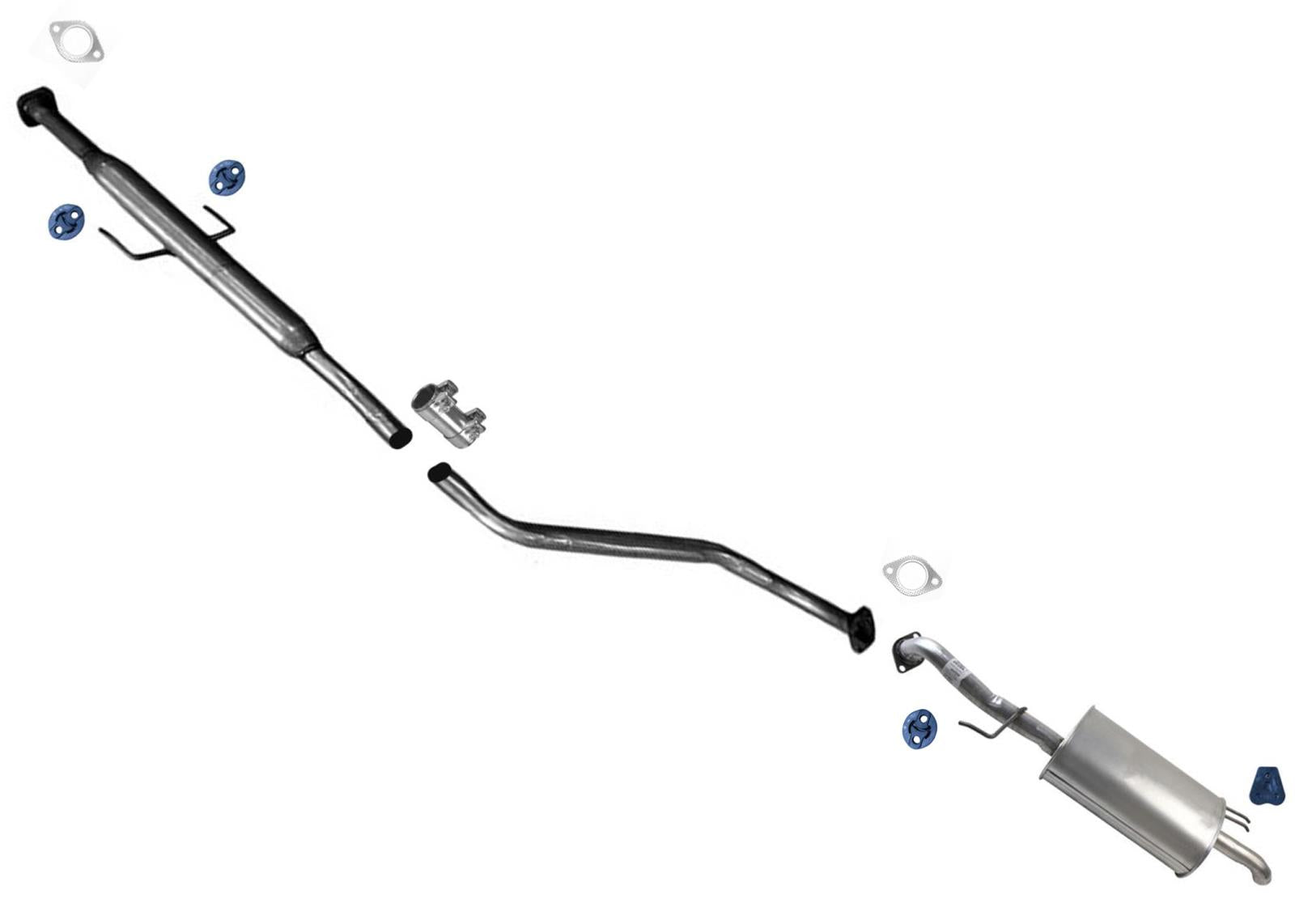 Resonator Ex Pipe Muffler Exhaust System for KIA Forte 2.0 Sedan 2010 2012 2013