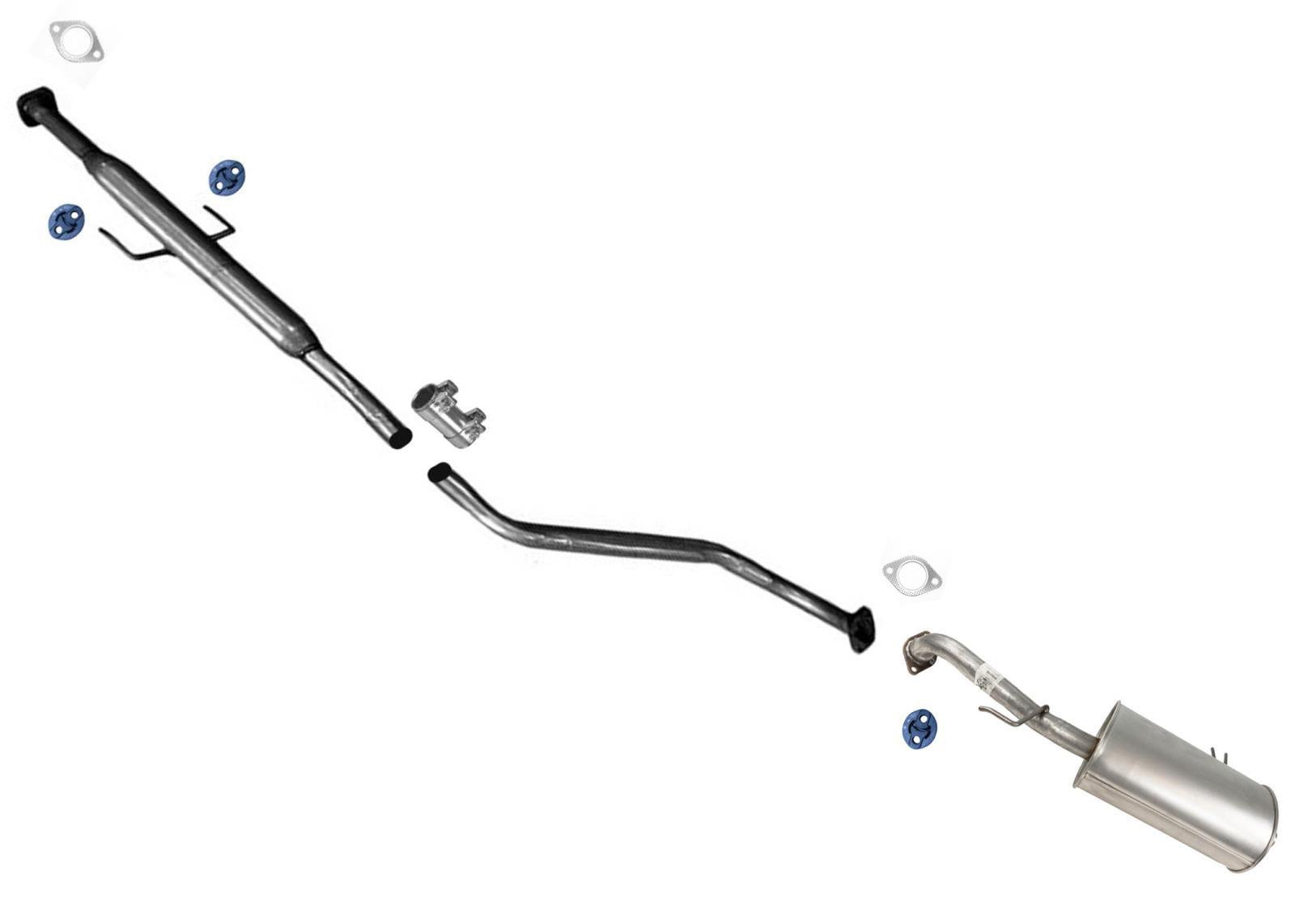 Resonator Ext Pipe Muffler Exhaust System for KIA Forte 2.4 Hatchback 2011 2013