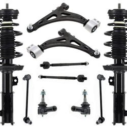 Front Struts Control Arms Tie Rods & Links For Chevrolet Impala 3.6L 2014-2020