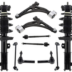 Front Struts Control Arms Links & Tie Rods For Chevrolet Impala 3.6L 2014-2020