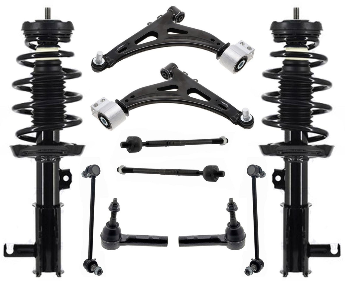 Front Struts Control Arms Links & Tie Rods For Chevrolet Impala 3.6L 2014 15 20 - Photo 1