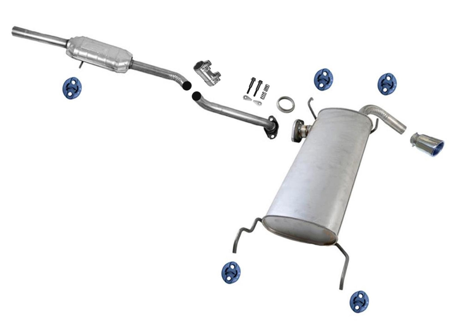 Weld On Resonator Pipe Muffler for Mazda CX-7 CX7 2.5L 2010 2011 2012