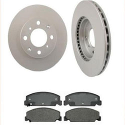 Compruebe el ajuste en el listado Pastillas de cerámica para rotores de freno delantero Honda Civic DX 97-00