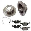 For 1996-2002 BMW Z3 1.9L 2.8L 3.0L Rear Brake Rotors &  Brake Pads & Sensor