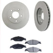 Fits 1995-1999 Honda Odyssey Rear Brake Rotors & Ceramic Brake Pads