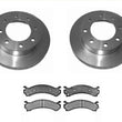 Fits 99-07 Chevrolet Silverado 2500 Front Brake Rotors & Pads 8 Stud Rotor