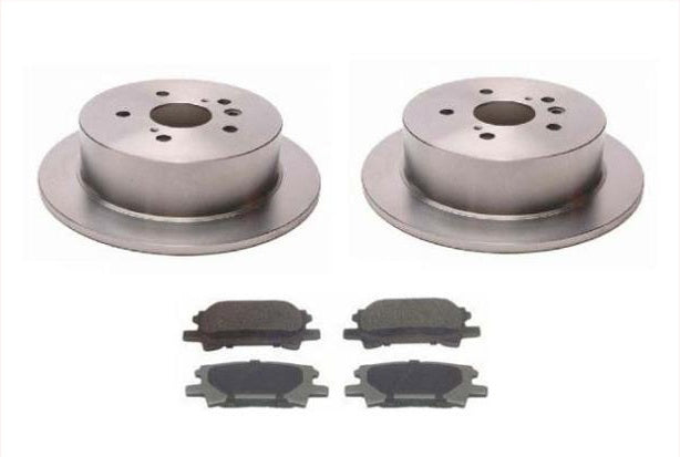 2006 2007 2008 Lexus RX400H Rear Brake Rotors & Ceramic Pads