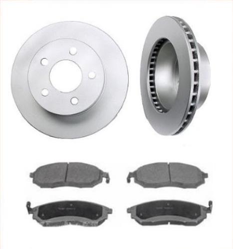 Fits For 2004-2005 Buick Rainer 5.3L V8 Front Brake Rotors & Ceramic Pads