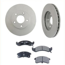 Front Disc Brake Rotors & Ceramic Brake Pads for 1993-1997 Camaro Firebird