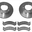 2002 2003 2004 2005 2006 Chevrolet Avalanche 2500 Front Brake Rotors & Ceramic Pads