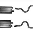 94-95 Mustang AP Muffler Dual Exhaust System With Polished Stainless Tail Pipes