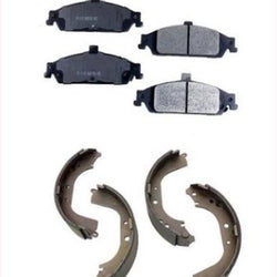 1999-2005 Grand Am Malibu Front Ceramic Pads & Brake Shoes CD727 B720