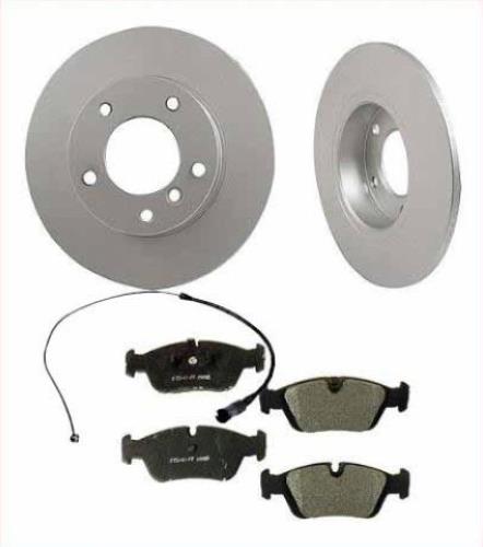 Fits BMW 95-99 318Ti Frt Brake Disc Rotor Rotors & Pads and Brake Pad Sensor