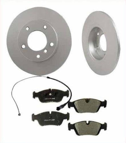 Fits BMW 95-99 318Ti Frt Brake Disc Rotor Rotors & Pads and Brake Pad Sensor