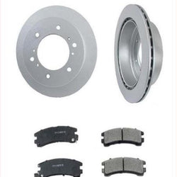 Rotores y pastillas de freno trasero para Nissan Pathfinder 1986-1995