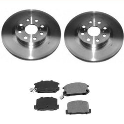Fits For 2000-2005 Toyota MR2 Spyder (2) Rear Brake Rotor Rotors & Ceramic Pads