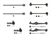 95-98 Windstar 8 piezas Kit de chasis Brazo de control Rótulas Barras de amarre Enlaces de barra estabilizadora